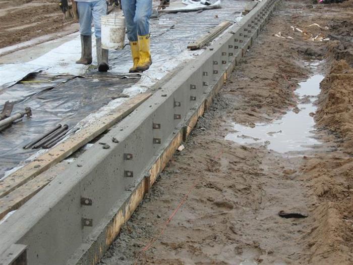 Specialty curbing for the Agricultural Industry